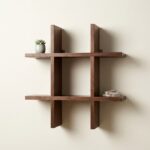 Modern Wooden Wall Shelf – 1.5 FT × 1.5 FT -- Arman Furnitures