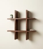 Modern Wooden Wall Shelf – 1.5 FT × 1.5 FT -- Arman Furnitures