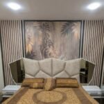 Grand Elite CNC Bedroom Set | Premium Lamination Finish | Bed, Dressing & Almari | Arman Furnitures