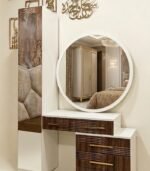 Grand Elite CNC Bedroom Set | Premium Lamination Finish | Bed, Dressing & Almari | Arman Furnitures - Image 3