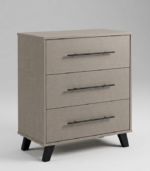 Modern Minimalist 3-Drawer Accent Chest & Bedside Dresser