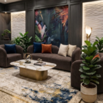 Luxury 5-Seater Curved Velvet Sofa Set (3-Seater Couch + 2 Accent Armchairs)
