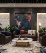 Luxury 5-Seater Curved Velvet Sofa Set (3-Seater Couch + 2 Accent Armchairs) - Image 2